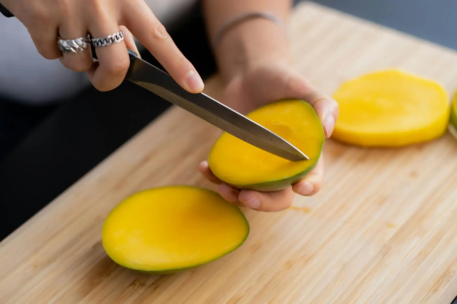 Sliced Yellow Fruit