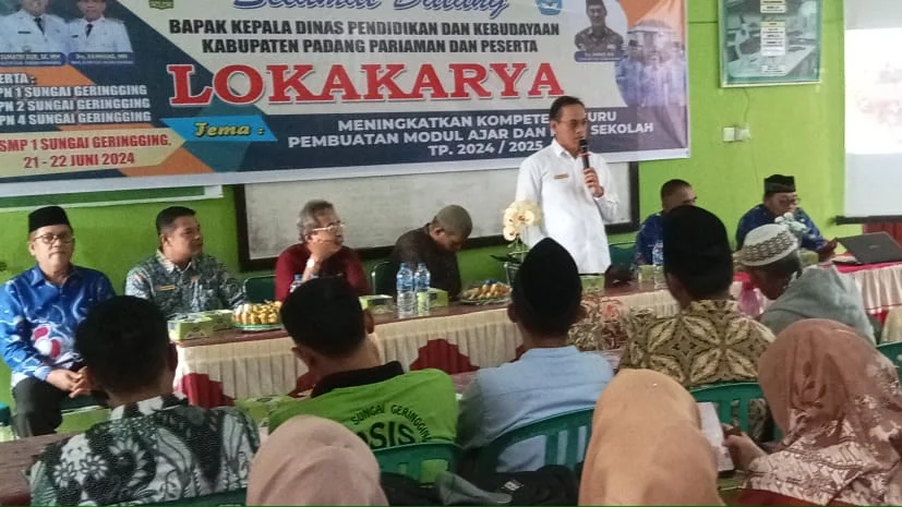 Acara Lokakarya Gabungan di SMPN 1 Sungai Geringging Sukses, Siapkan Kualitas Guru untuk Tantangan Masa Depan