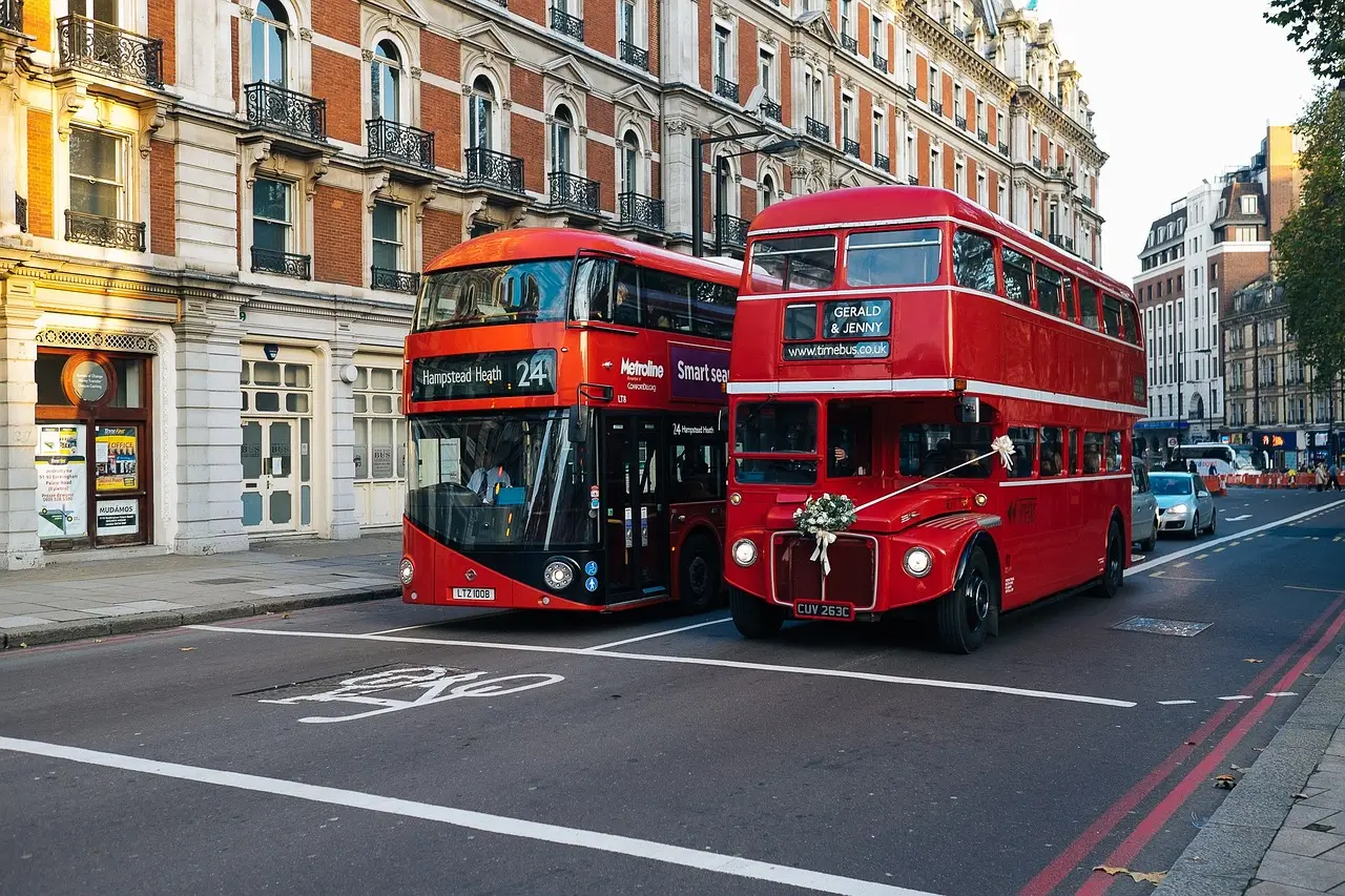 london, bus, double decker