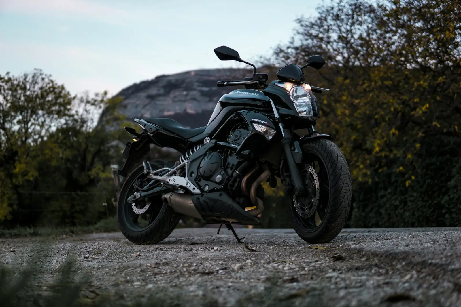 black naked motorcycle